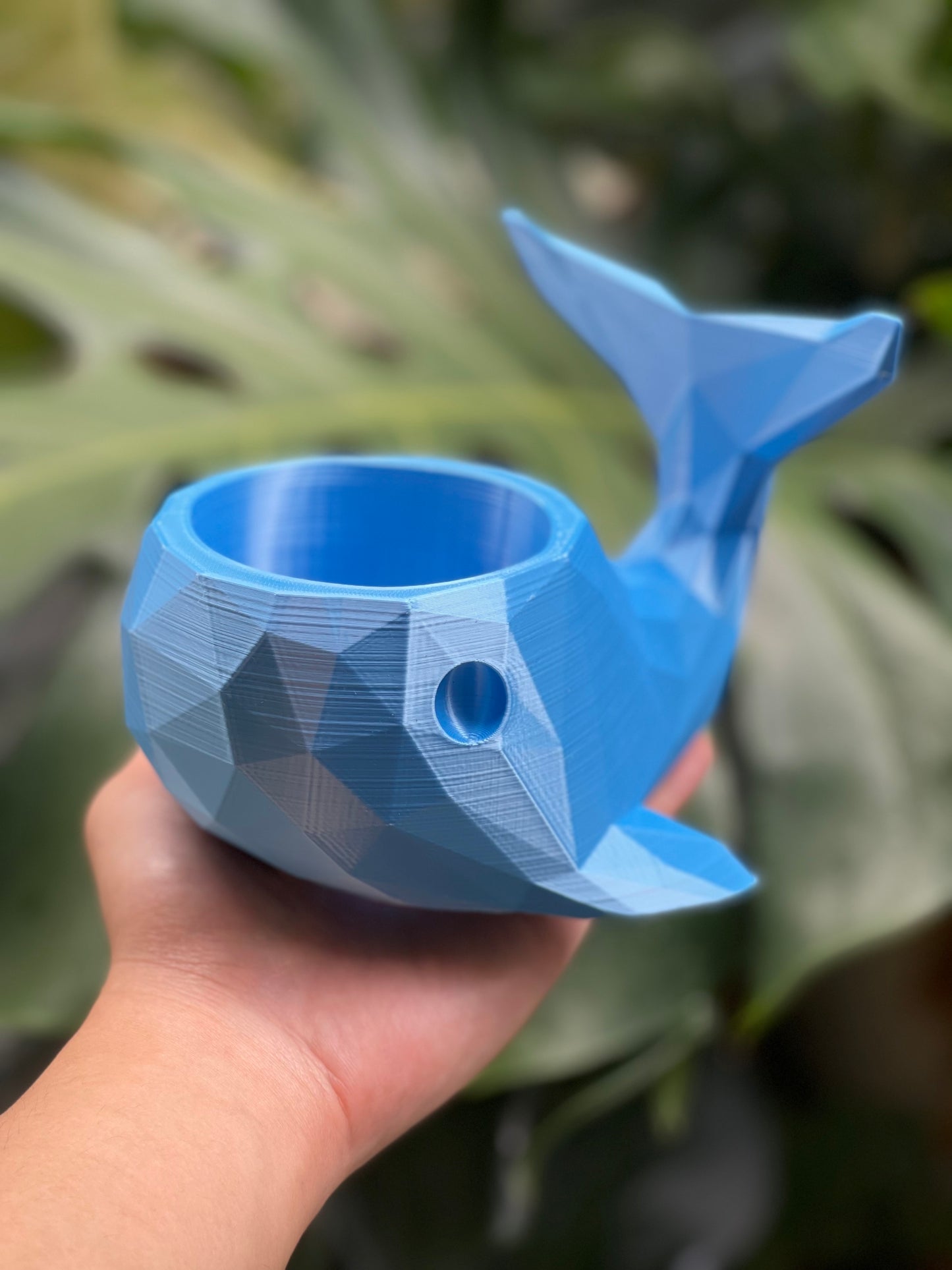 Whale Plant Pot (Geometric)