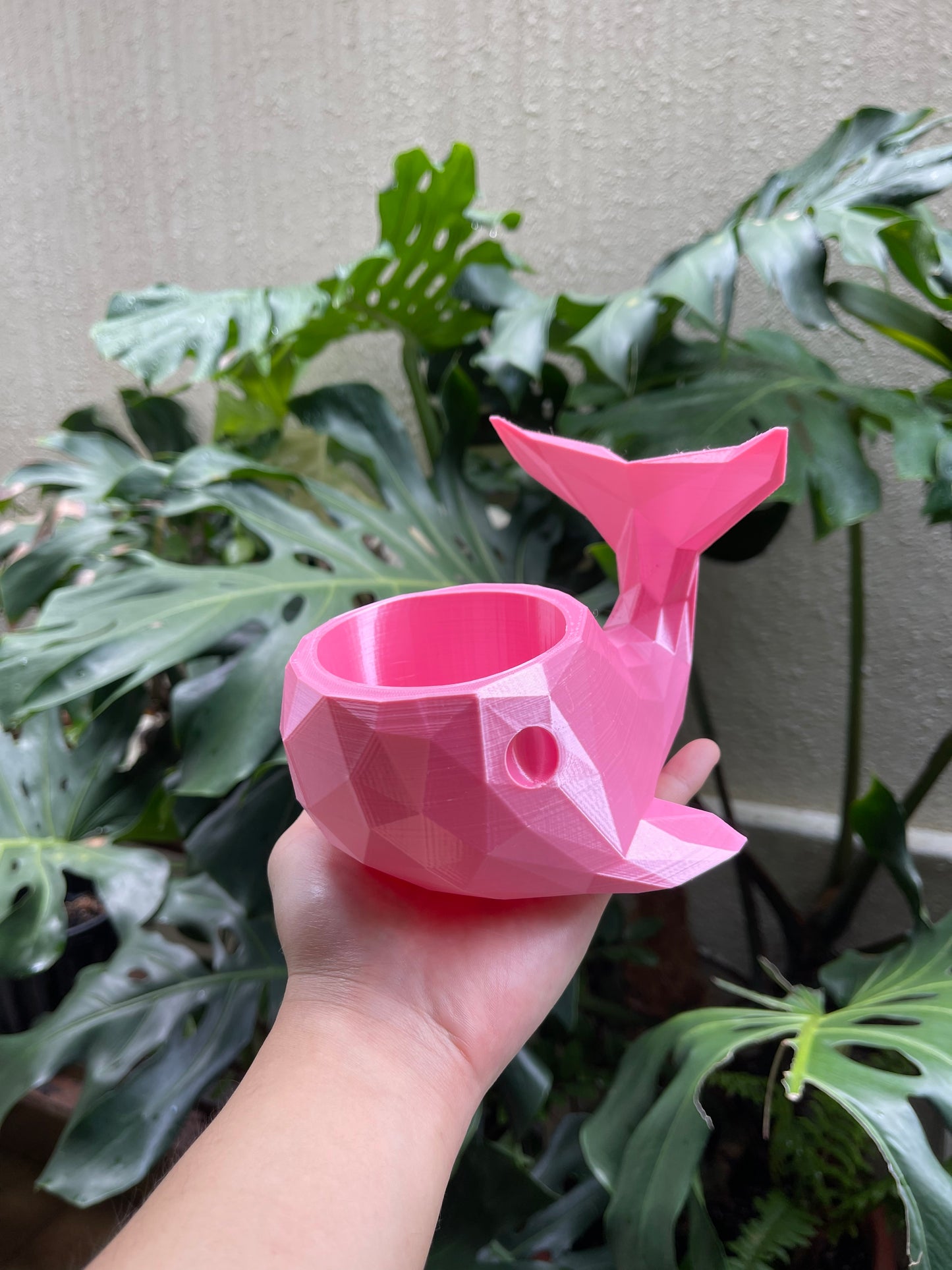 Whale Plant Pot (Geometric)