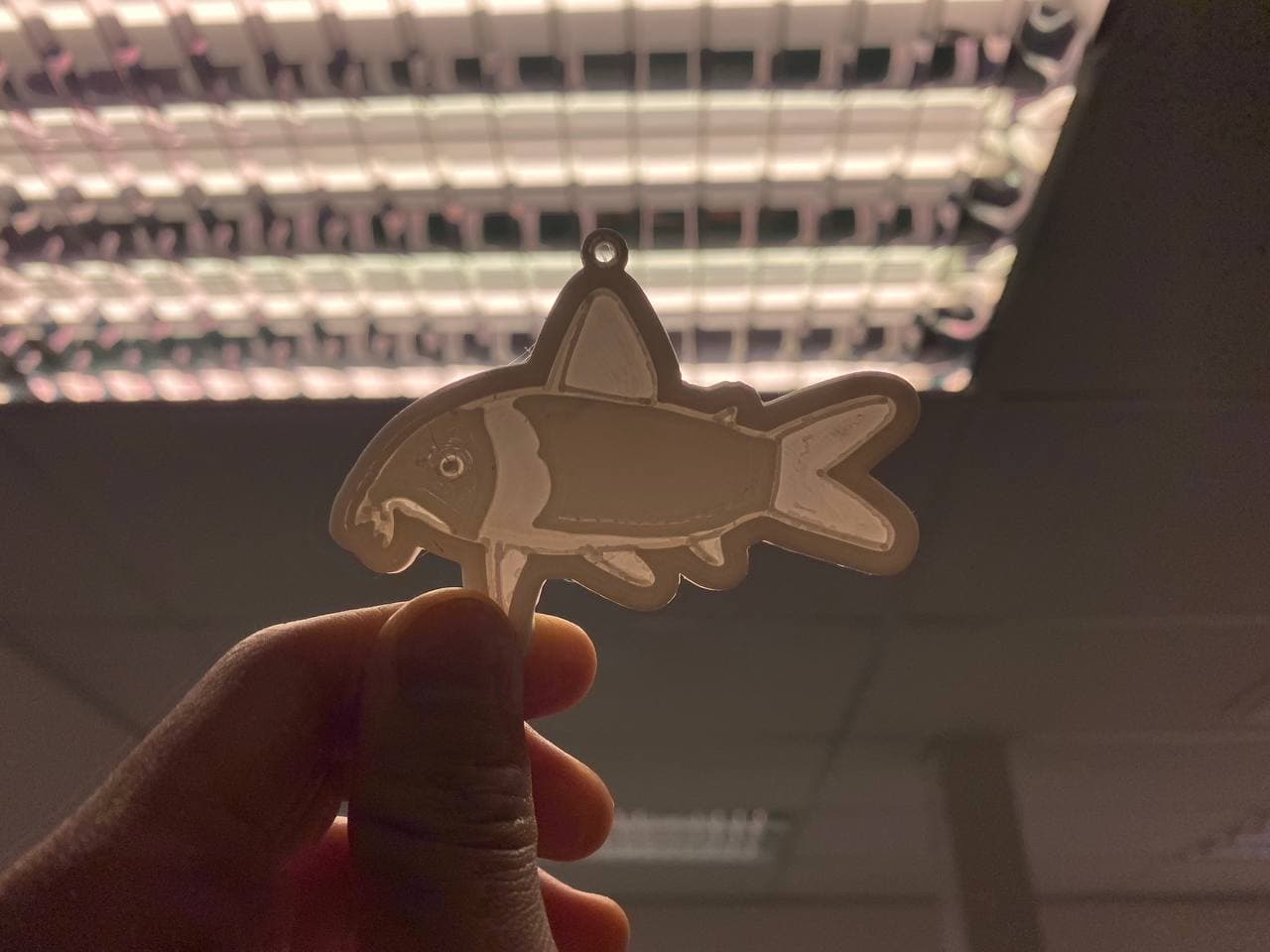 Corydoras Eques Keychain