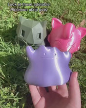 Load and play video in Gallery viewer, Bulbasaur Pot (Geometric)
